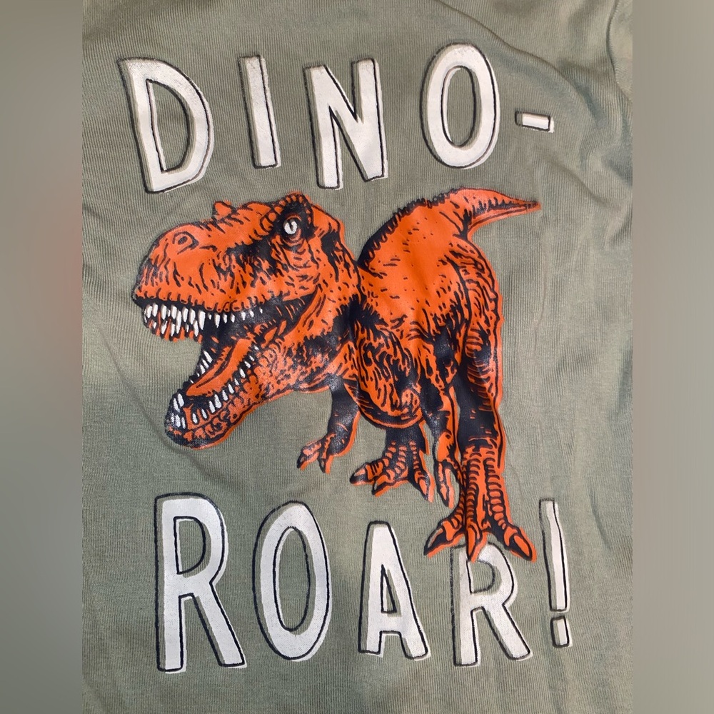 Dinosaur Long Sleeve/Long Pant Pajama Set - Picture 2 of 3